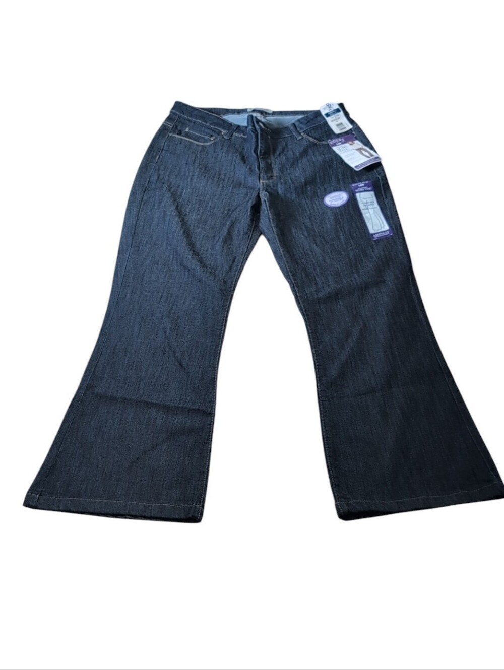 Riders by Lee Dark Wash Flare Boot Cut Jeans Size 16